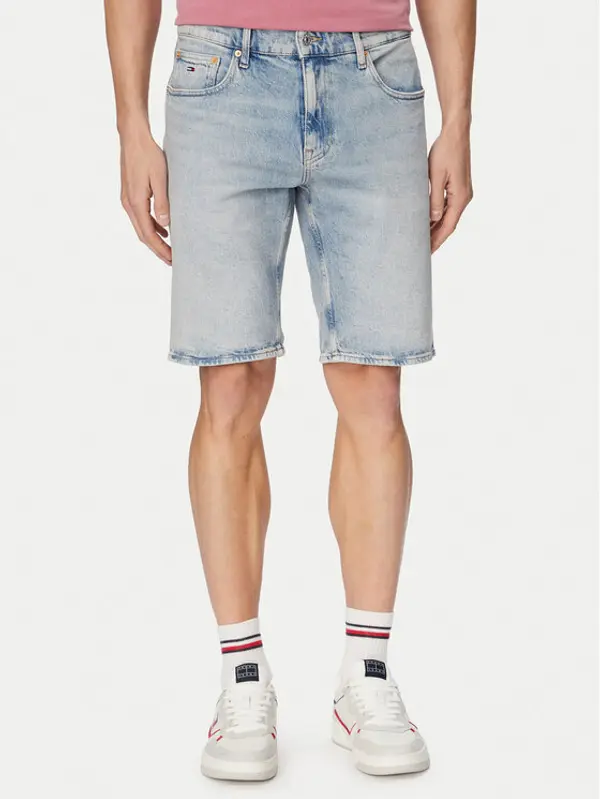 Tommy Jeans Tommy Jeans Kratke traperice Scanton DM0DM22977 Svijetlo plava Slim Fit