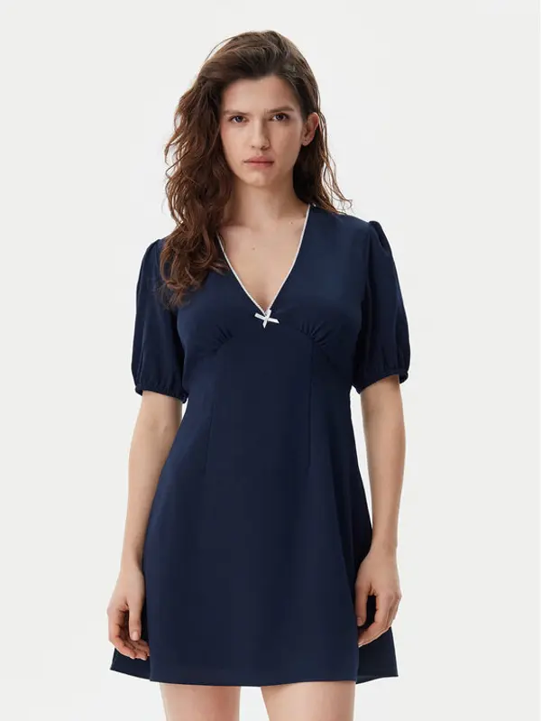 Tommy Jeans Tommy Jeans Ljetna haljina DW0DW20337 Tamnoplava Regular Fit