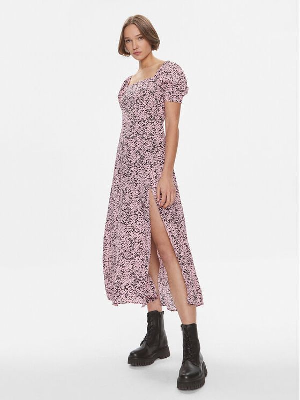 Tommy Jeans Tommy Jeans Ljetna haljina Wild DW0DW17430 Ružičasta Regular Fit