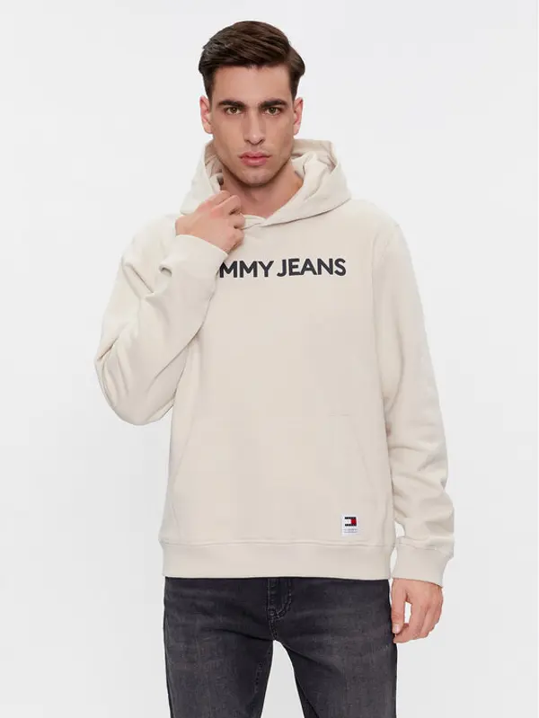 Tommy Jeans Tommy Jeans Majica dugih rukava Bold Classics DM0DM18413 Bež Regular Fit