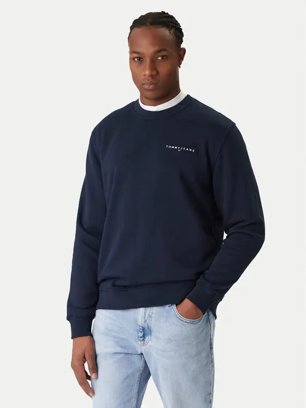 Tommy Jeans Tommy Jeans Majica dugih rukava DM0DM20249 Tamnoplava Regular Fit