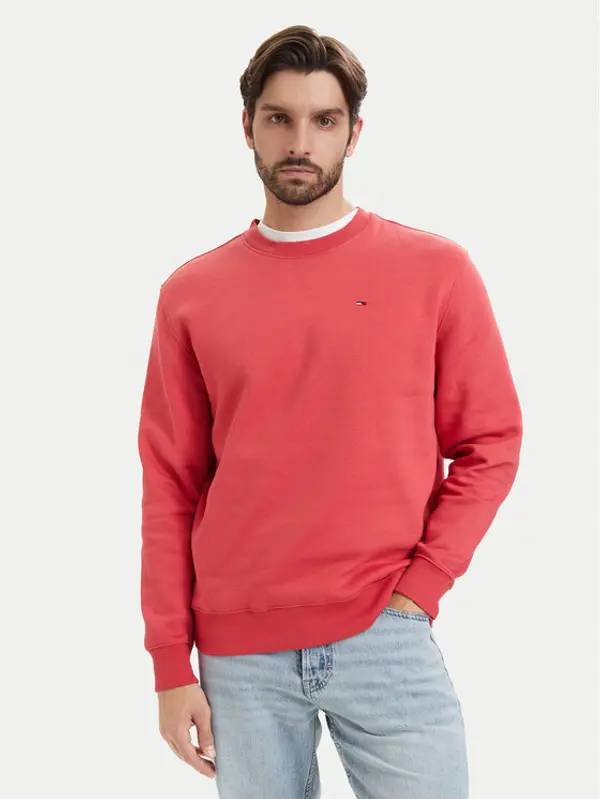 Tommy Jeans Tommy Jeans Majica dugih rukava DM0DM20741 Koraljna Regular Fit