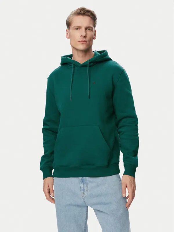 Tommy Jeans Tommy Jeans Majica dugih rukava DM0DM20742 Tamno zelena Regular Fit