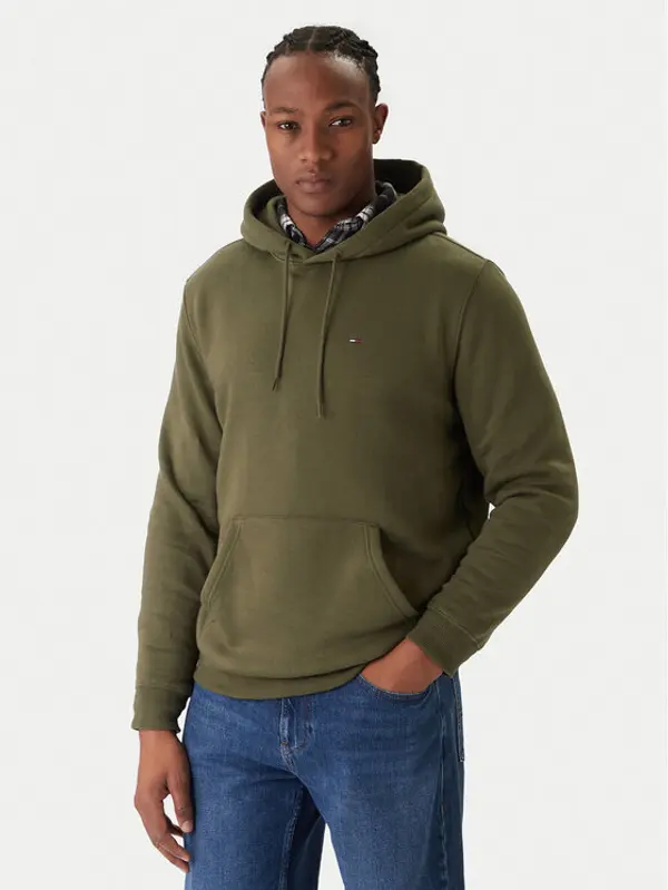 Tommy Jeans Tommy Jeans Majica dugih rukava DM0DM20742 Zelena Regular Fit