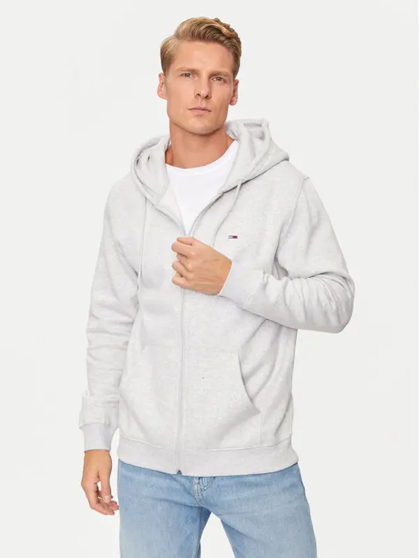 Tommy Jeans Tommy Jeans Majica dugih rukava DM0DM20743 Siva Regular Fit
