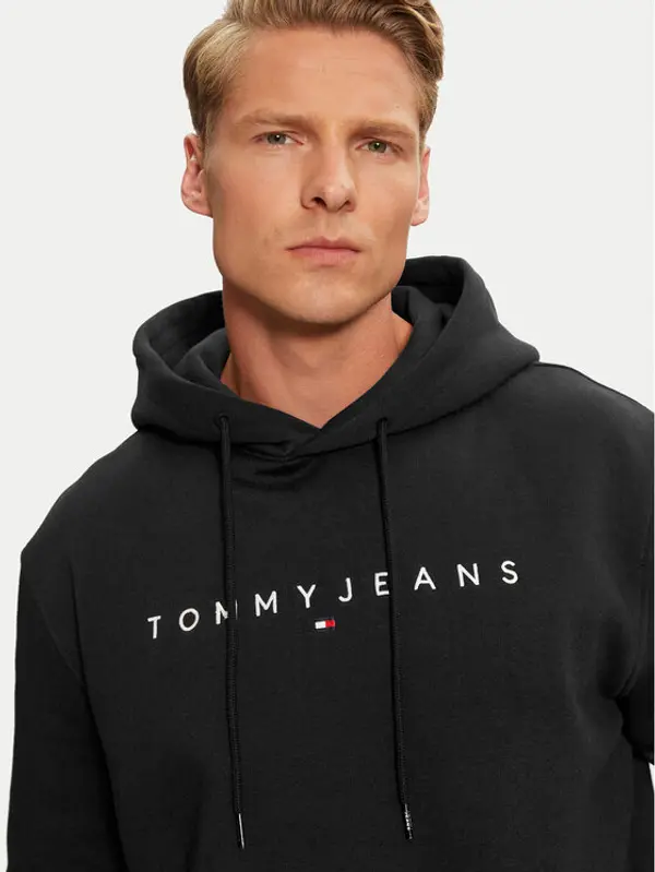 Tommy Jeans Tommy Jeans Majica dugih rukava DM0DM20746 Crna Regular Fit