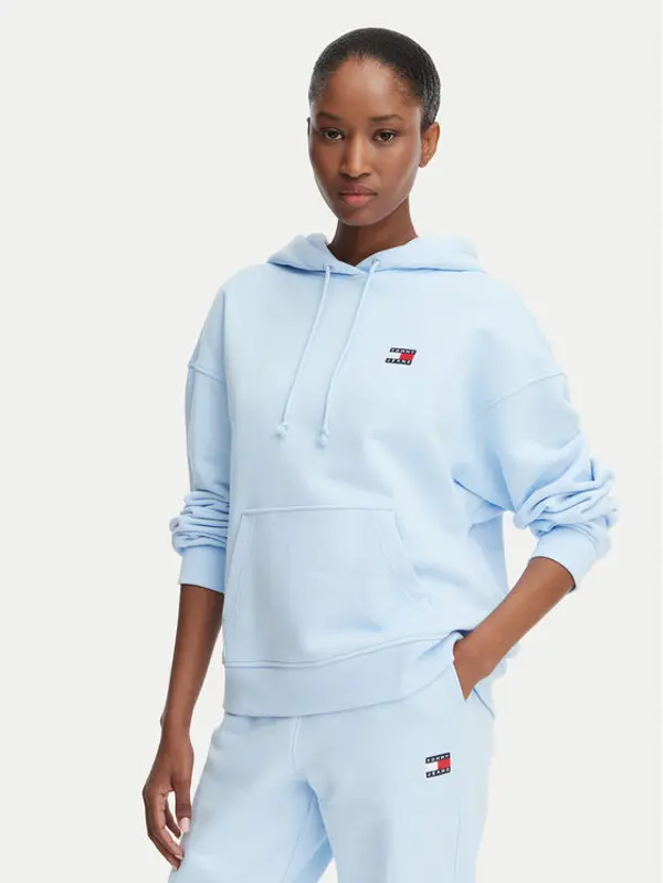 Tommy Jeans Tommy Jeans Majica dugih rukava DW0DW19414 Svijetlo plava Regular Fit