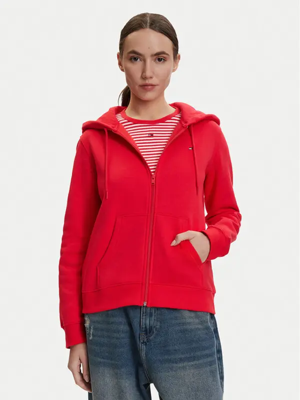 Tommy Jeans Tommy Jeans Majica dugih rukava DW0DW19729 Crvena Regular Fit