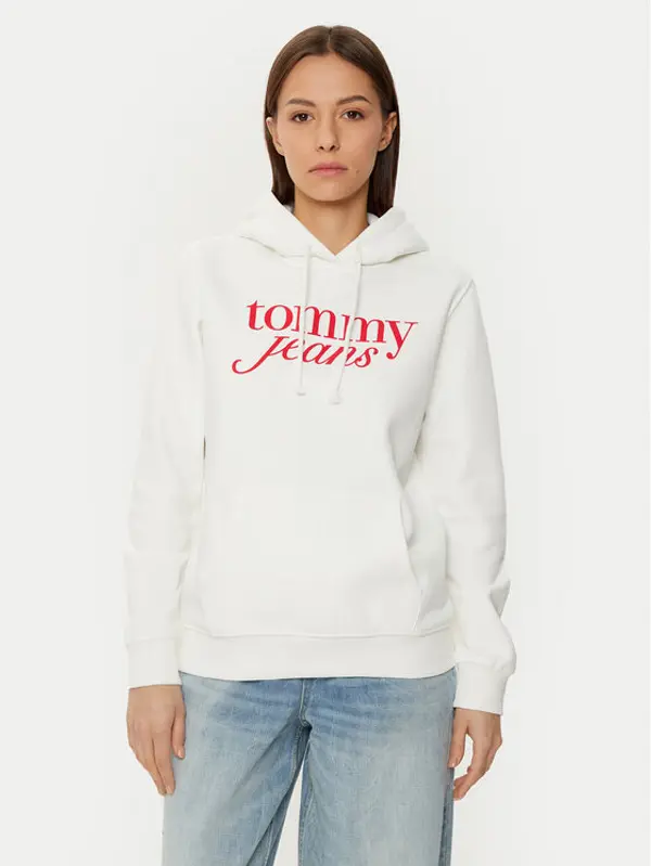 Tommy Jeans Tommy Jeans Majica dugih rukava DW0DW20170 Écru Regular Fit