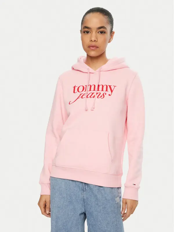 Tommy Jeans Tommy Jeans Majica dugih rukava DW0DW20170 Ružičasta Regular Fit