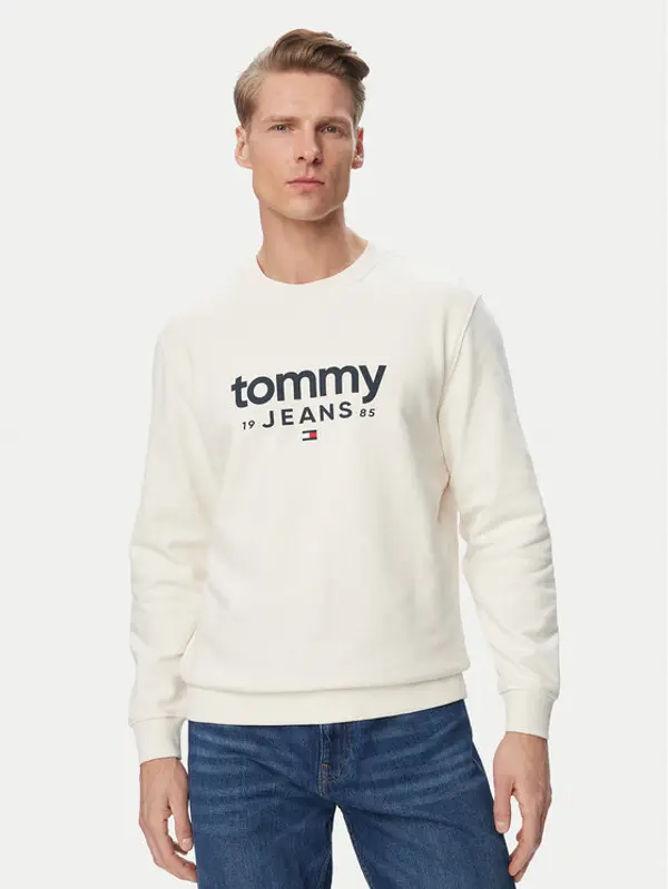 Tommy Jeans Tommy Jeans Majica dugih rukava Graphic DM0DM23392 Bijela Regular Fit