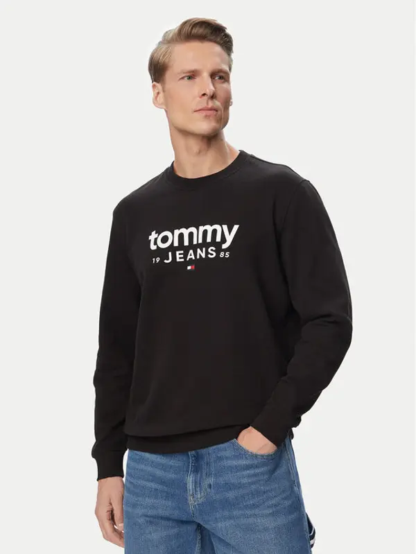 Tommy Jeans Tommy Jeans Majica dugih rukava Graphic DM0DM23392 Crna Regular Fit