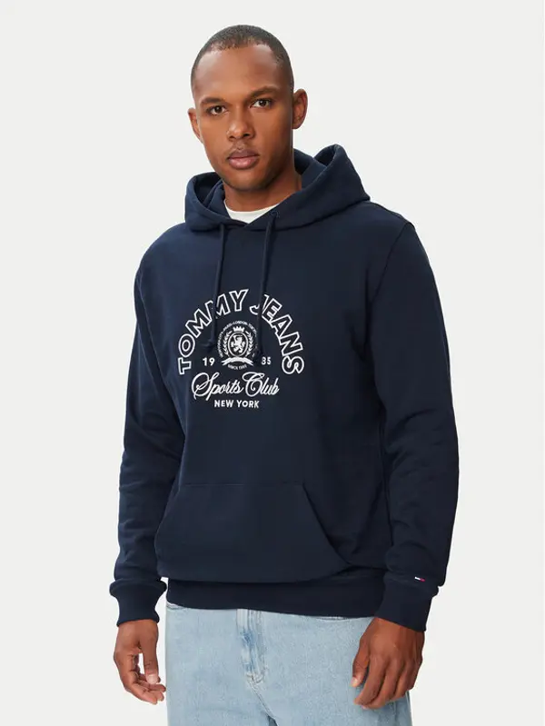 Tommy Jeans Tommy Jeans Majica dugih rukava Sports Club DM0DM23153 Tamnoplava Regular Fit