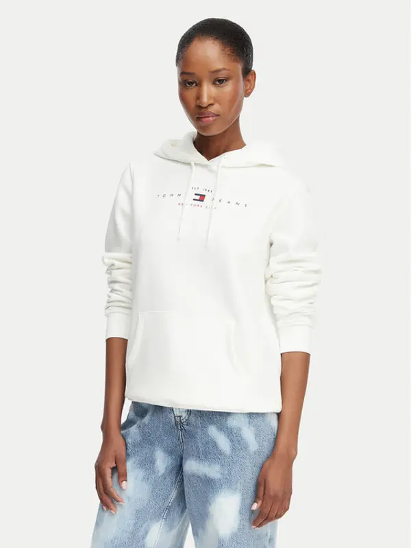 Tommy Jeans Tommy Jeans Majica dugih rukava Tjw DW0DW23485 Bijela Regular Fit