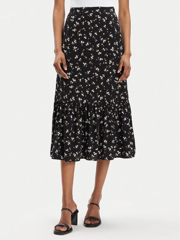 Tommy Jeans Tommy Jeans Midi suknja DW0DW17873 Crna Regular Fit