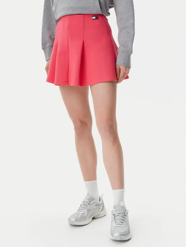 Tommy Jeans Tommy Jeans Mini suknja Badge DW0DW20268 Ružičasta Regular Fit
