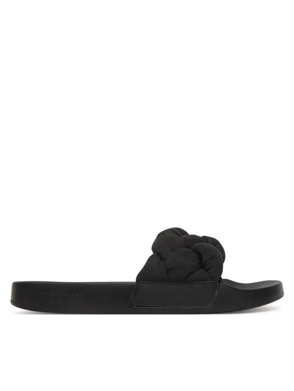 Tommy Jeans Tommy Jeans Natikače Tjw Braided Slides EN0EN02975 Crna