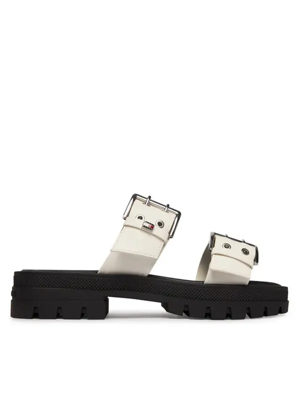 Tommy Jeans Tommy Jeans Natikače Tjw Buckle Straps Sandal EN02966 Écru