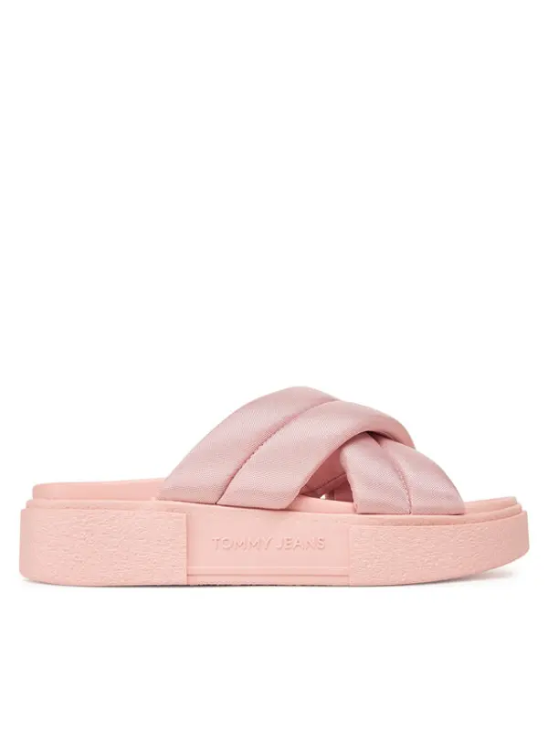 Tommy Jeans Tommy Jeans Natikače Tjw Flatform Sandal EN0EN02775 Ružičasta