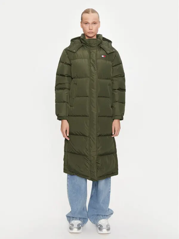 Tommy Jeans Tommy Jeans Pernata jakna Alaska DW0DW18860 Zelena Regular Fit