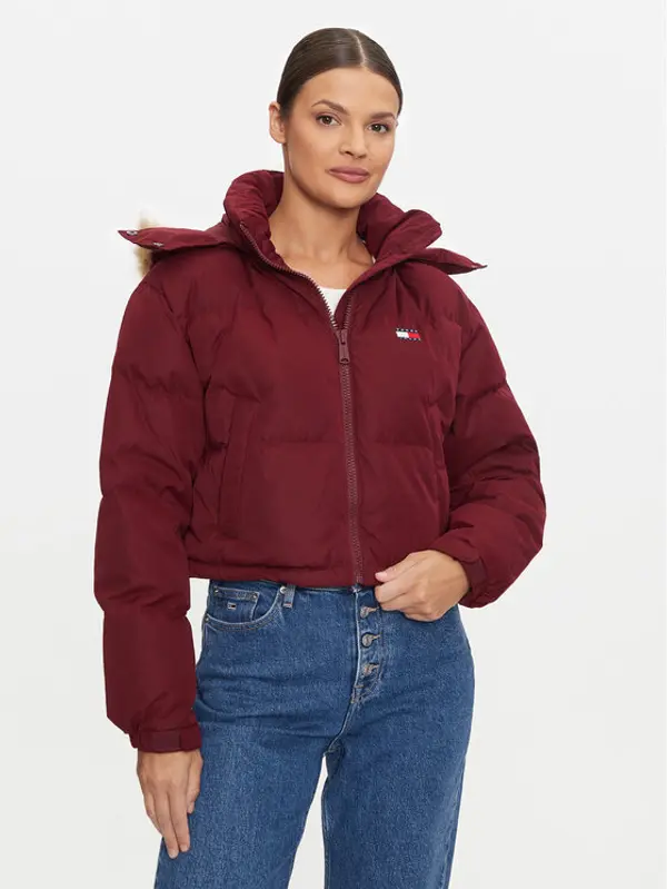 Tommy Jeans Tommy Jeans Pernata jakna Alaska DW0DW19687 Ljubičasta Regular Fit