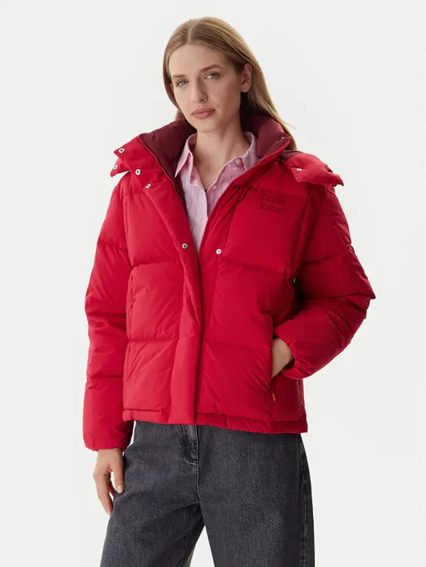 Tommy Jeans Tommy Jeans Pernata jakna Alaska DW0DW21623 Crvena Relaxed Fit