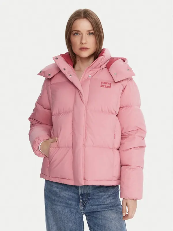 Tommy Jeans Tommy Jeans Pernata jakna Alaska DW0DW21623 Ružičasta Relaxed Fit