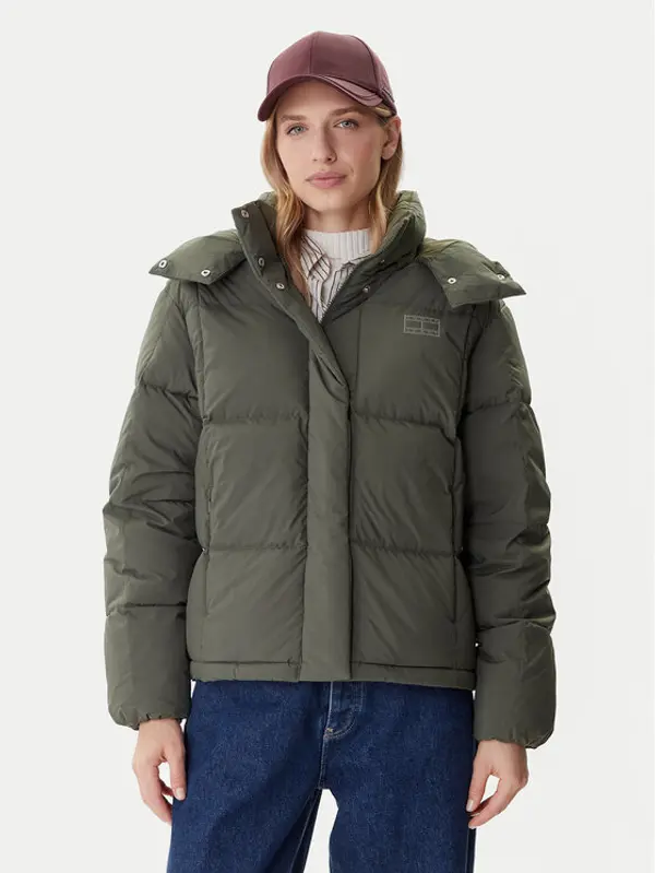 Tommy Jeans Tommy Jeans Pernata jakna Alaska DW0DW21623 Zelena Relaxed Fit