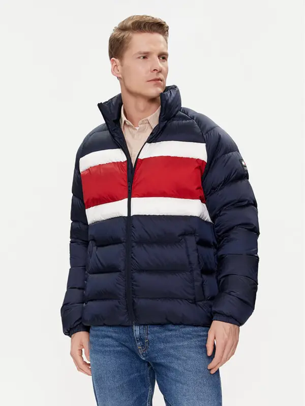 Tommy Jeans Tommy Jeans Pernata jakna DM0DM18012 Tamnoplava Regular Fit