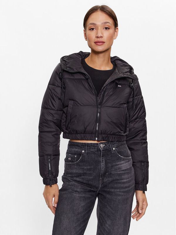 Tommy Jeans Tommy Jeans Pernata jakna DW0DW15964 Crna Regular Fit