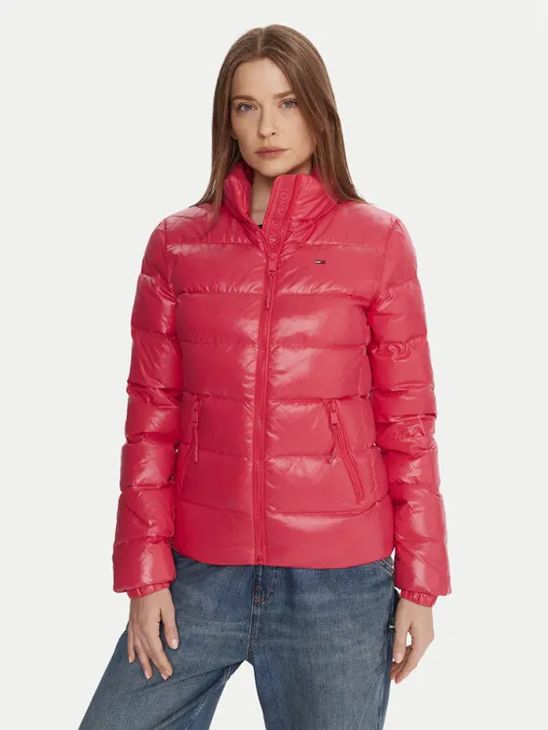 Tommy Jeans Tommy Jeans Pernata jakna DW0DW21618 Ružičasta Slim Fit