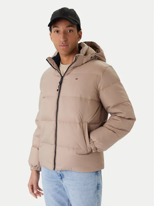 Tommy Jeans Tommy Jeans Pernata jakna Essential DM0DM19786 Bež Regular Fit