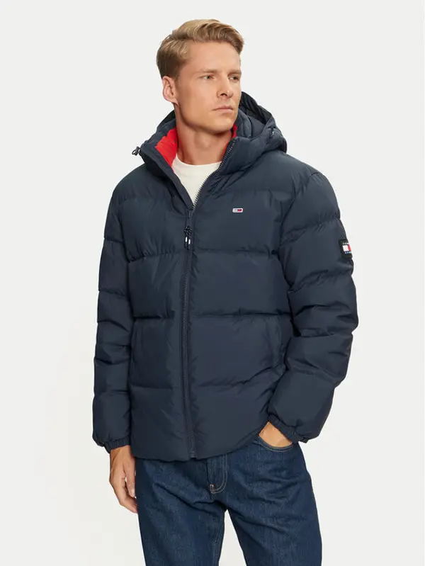 Tommy Jeans Tommy Jeans Pernata jakna Essential DM0DM19786 Tamnoplava Regular Fit