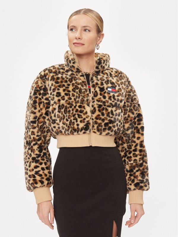 Tommy Jeans Tommy Jeans Pernata jakna Leo DW0DW16583 Smeđa Regular Fit