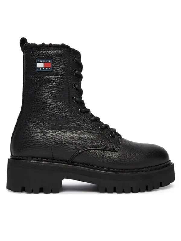 Tommy Jeans Tommy Jeans Planinarske cipele Tjw Urban Laceup Boot Wl EN0EN02906 Crna