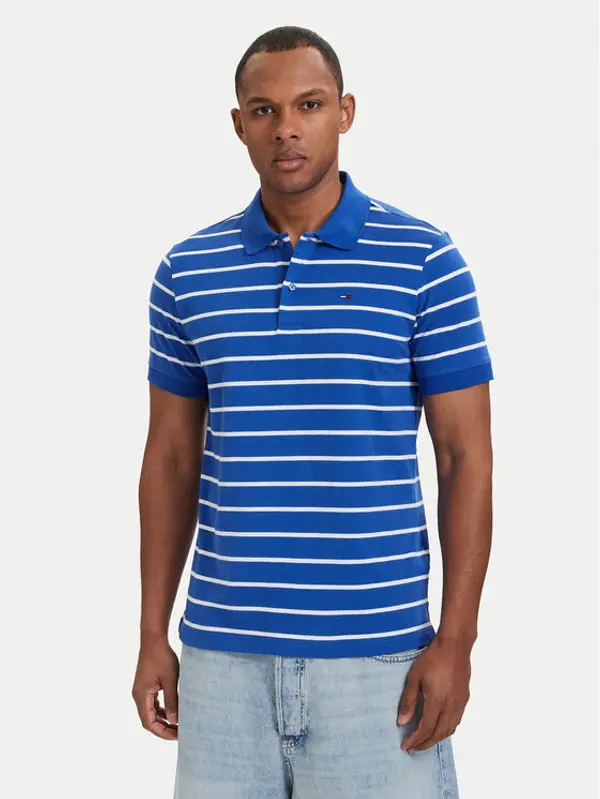 Tommy Jeans Tommy Jeans Polo DM0DM22708 Plava Regular Fit