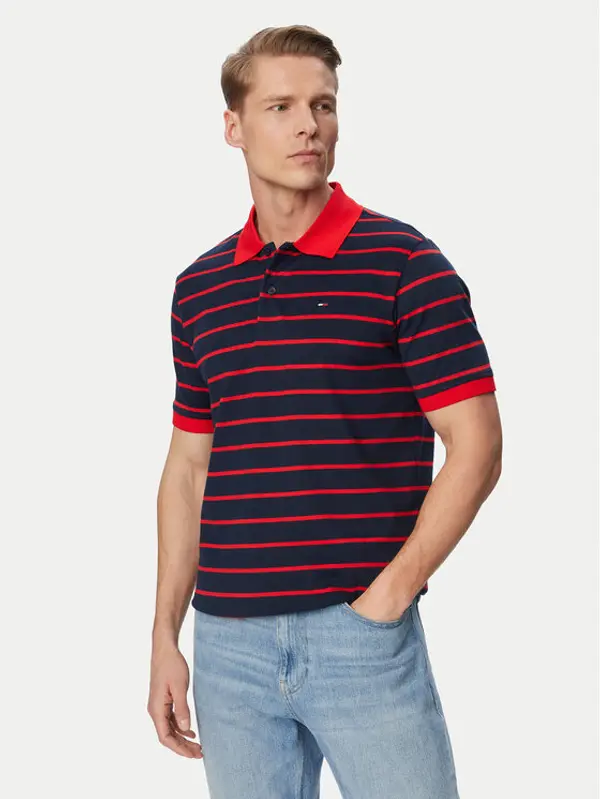 Tommy Jeans Tommy Jeans Polo DM0DM22708 Tamnoplava Regular Fit