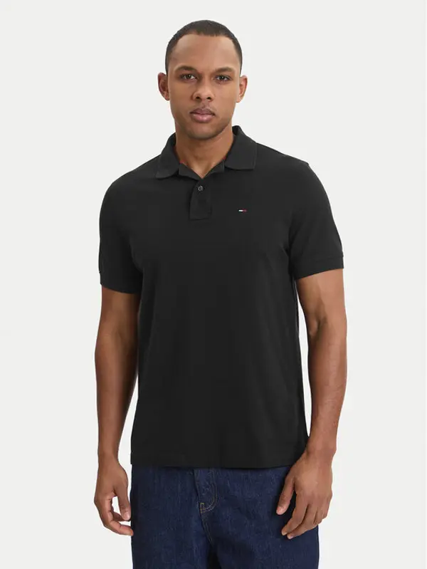 Tommy Jeans Tommy Jeans Polo DM0DM22711 Crna Regular Fit