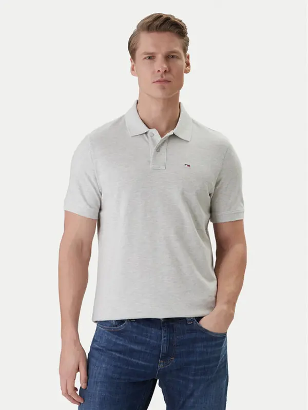 Tommy Jeans Tommy Jeans Polo DM0DM22711 Siva Regular Fit