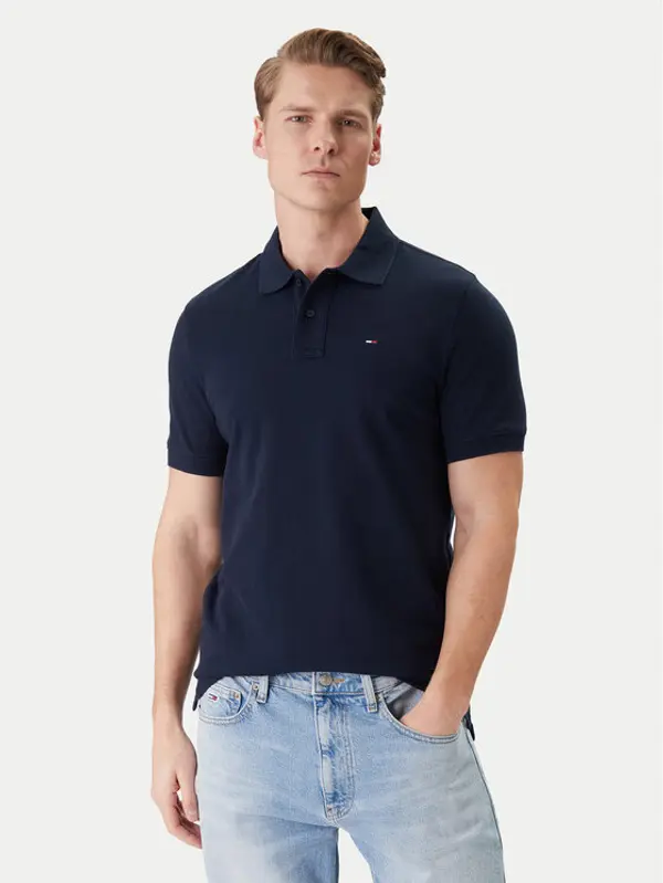 Tommy Jeans Tommy Jeans Polo DM0DM22711 Tamnoplava Regular Fit