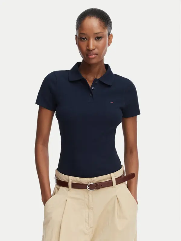 Tommy Jeans Tommy Jeans Polo DW0DW22327 Tamnoplava Slim Fit