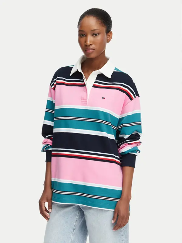 Tommy Jeans Tommy Jeans Polo DW0DW23483 Šarena Regular Fit