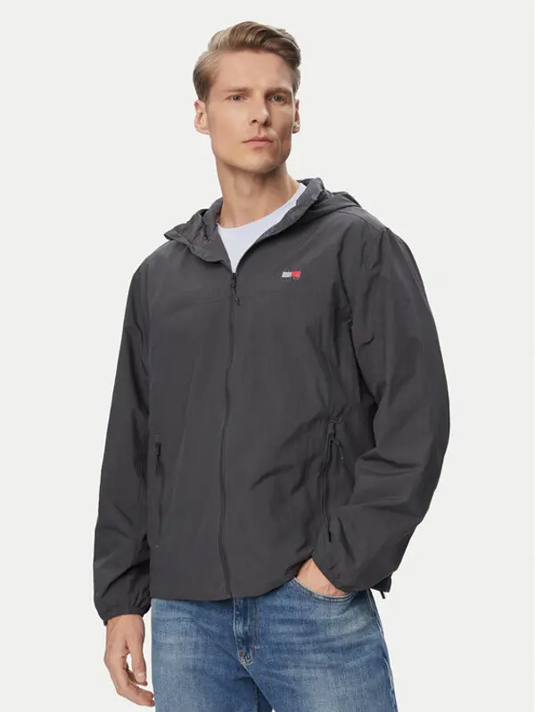 Tommy Jeans Tommy Jeans Prijelazna jakna Chicago DM0DM23223 Tamno siva Regular Fit