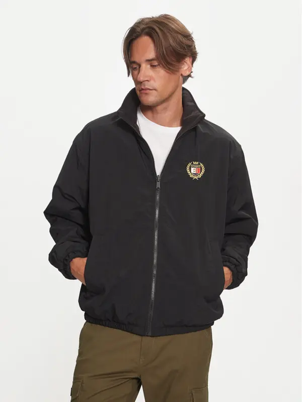 Tommy Jeans Tommy Jeans Prijelazna jakna DM0DM19643 Crna Regular Fit