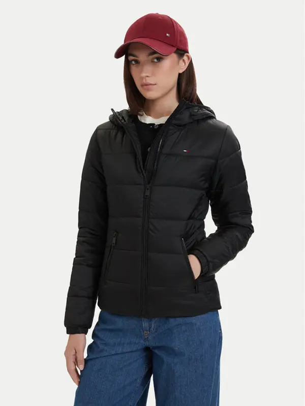 Tommy Jeans Tommy Jeans Prijelazna jakna DW0DW20959 Crna Slim Fit