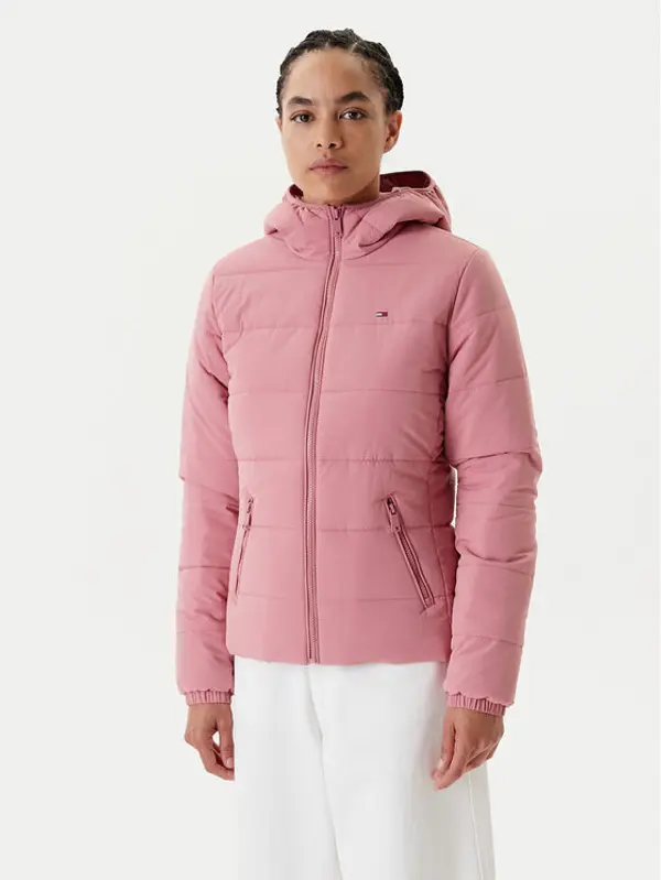 Tommy Jeans Tommy Jeans Prijelazna jakna DW0DW20959 Ružičasta Slim Fit