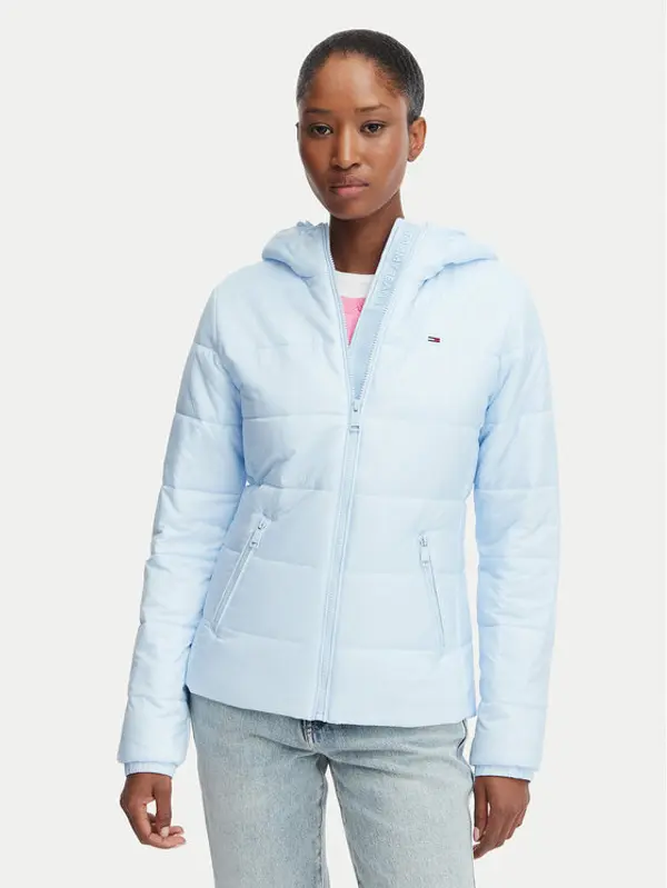 Tommy Jeans Tommy Jeans Prijelazna jakna DW0DW20959 Svijetlo plava Slim Fit