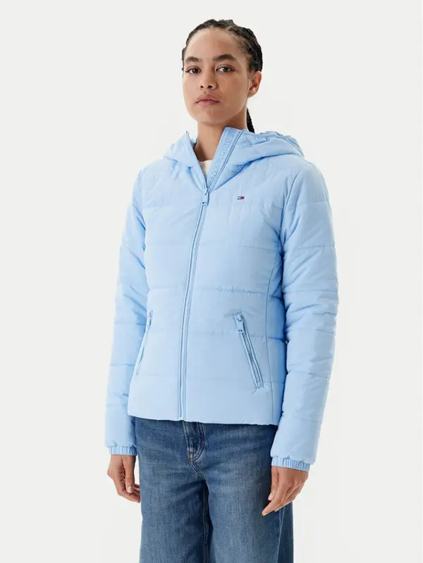 Tommy Jeans Tommy Jeans Prijelazna jakna DW0DW20959 Svijetloplava Slim Fit