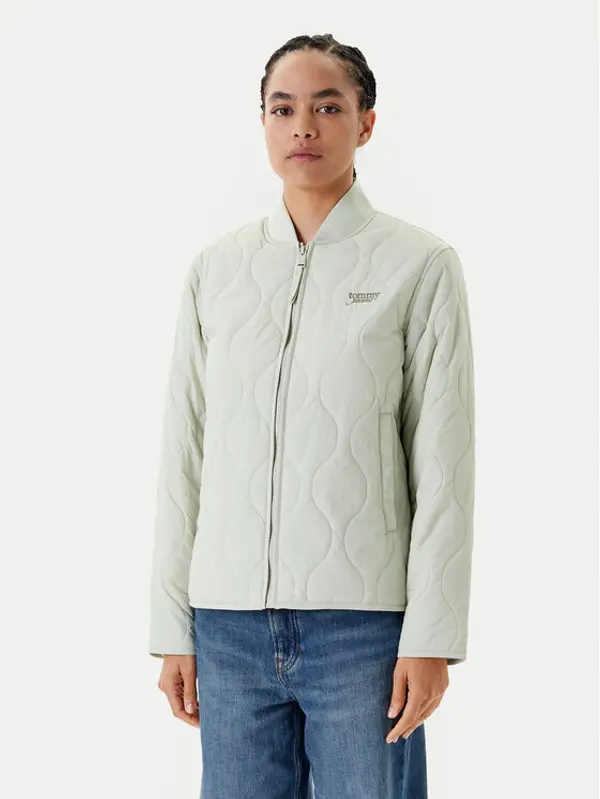 Tommy Jeans Tommy Jeans Prijelazna jakna DW0DW20962 Zelena Regular Fit