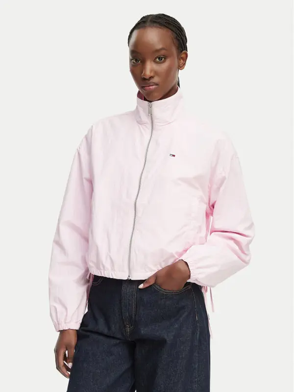 Tommy Jeans Tommy Jeans Prijelazna jakna DW0DW22325 Svijetlo roza Regular Fit